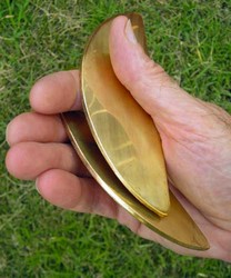 Traditional Chinese Brass Kuai Ban Clappers
