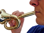Mouthpiece for brass mini bulb horns