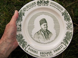 Vintage Dan Emmett Plate