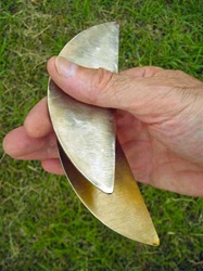 Traditional Chinese Brass Kuai Ban Clappers