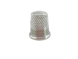 15 mm Rhythm Patch Heavy Duty Aluminum Thimble, Recessed-Top "Quilter", Round Collar