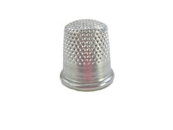 18 mm Rhythm Patch Heavy Duty Aluminum Thimble, Recessed-Top "Quilter", Round Collar