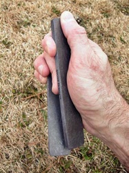 Purple slate musical stone bones