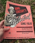 Bing Crosby's Minstrel Song Portfolio