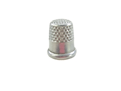 13 mm Rhythm Patch Heavy Duty Aluminum Thimble, Recessed-Top "Quilter", Round Collar