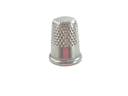 14.5 mm Rhythm Patch Heavy Duty Aluminum Thimble, Recessed-Top "Quilter", Round Collar