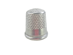 19 mm Rhythm Patch Heavy Duty Aluminum Thimble, Recessed-Top "Quilter", Round Collar
