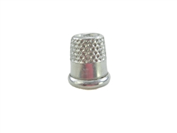 13 mm Rhythm Patch Heavy Duty Aluminum Thimble, Recessed-Top "Quilter", Round Collar