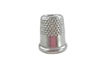 16 mm Rhythm Patch Heavy Duty Aluminum Thimble, Recessed-Top "Quilter", Round Collar