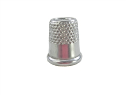 16 mm Rhythm Patch Heavy Duty Aluminum Thimble, Recessed-Top "Quilter", Round Collar