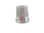 18 mm Rhythm Patch Heavy Duty Aluminum Thimble, Recessed-Top "Quilter", Round Collar