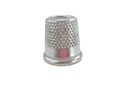 18 mm Rhythm Patch Heavy Duty Aluminum Thimble, Recessed-Top "Quilter", Round Collar