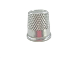 19 mm Rhythm Patch Heavy Duty Aluminum Thimble, Recessed-Top "Quilter", Round Collar