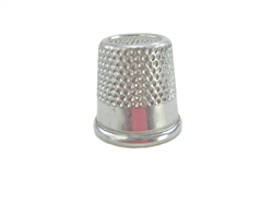 19 mm Rhythm Patch Heavy Duty Aluminum Thimble, Recessed-Top "Quilter", Round Collar