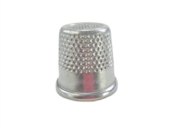 20 mm Rhythm Patch Heavy Duty Aluminum Thimble, Recessed-Top "Quilter", Round Collar
