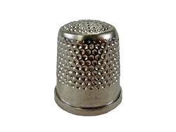 Rhythm Patch Nickel Plated Brass Thimble, Dome Top, Flat Collar, 18 mm