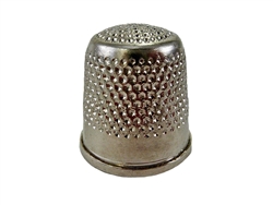 Rhythm Patch Nickel Plated Brass Thimble, Dome Top, Flat Collar, 20 mm