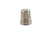 Rhythm Patch Nickel Plated Brass Diamond Pattern Thimble, Dome Top, Flat Collar, 14 mm