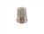 Rhythm Patch Nickel Plated Brass Diamond Pattern Thimble, Dome Top, Flat Collar, 15 mm