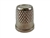 Rhythm Patch Nickel Plated Brass Thimble, Recessed-Top "Quilter", Flat Collar, 17 mm