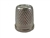 Rhythm Patch Nickel Plated Brass Thimble, Recessed-Top "Quilter", Flat Collar, 18 mm