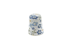 13 mm Rhythm Patch Enameled Brass Spring Colors Thimble, Dome Top, Flat Collar