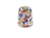 20 mm Rhythm Patch Enameled Brass Spring Colors Thimble, Dome Top, Flat Collar