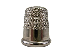 Rhythm Patch Nickel Plated Steel Thimble, Dome Top, Round Collar, 16 mm
