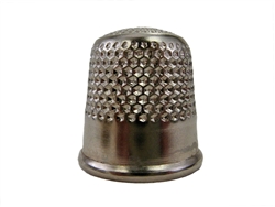 Rhythm Patch Nickel Plated Steel Thimble, Dome Top, Round Collar, 20 mm