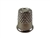 Rhythm Patch Nickel Plated Steel Thimble, Recessed-Top "Quilter", Round Collar, 13 mm