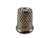 Rhythm Patch Nickel Plated Steel Thimble, Recessed-Top "Quilter", Round Collar, 14 mm