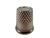 Rhythm Patch Nickel Plated Steel Thimble, Recessed-Top "Quilter", Round Collar, 14.5 mm
