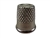 Rhythm Patch Nickel Plated Steel Thimble, Recessed-Top "Quilter", Round Collar, 17 mm