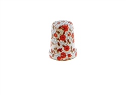 13 mm Rhythm Patch Enameled Steel Spring Colors Thimble, Dome Top, Flat Collar
