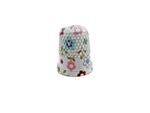 14.5 mm Rhythm Patch Enameled Steel Spring Colors Thimble, Dome Top, Flat Collar