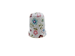 14.5 mm Rhythm Patch Enameled Steel Spring Colors Thimble, Dome Top, Flat Collar