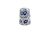15 mm Rhythm Patch Enameled Steel Spring Colors Thimble, Dome Top, Flat Collar