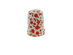 16 mm Rhythm Patch Enameled Steel Spring Colors Thimble, Dome Top, Flat Collar