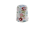 Rhythm Patch Enameled Steel Spring Colors Thimble, Dome Top, Flat Collar, 18 mm