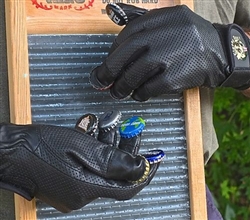 Clanky Dog Deluxe Leather Bottle Cap Washboard Gloves