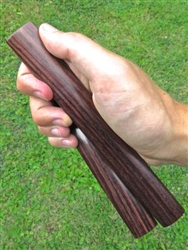 Pea Patch Minstrel-style Rosewood Rhythm Bones, narrow