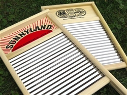 Sunnyland Wavy Stainless Steel Washboard, family size