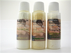 Rosin Powder Variety 3-Pack (mill pulverized, fine ground, synthetic), Net Wt: .8 oz (25 g)