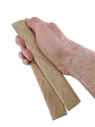 Pea Patch  Minstrel-style Tunwood (Indian Cedar) Bones, warped (Bargain Bin)