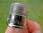 Heavy Nickel Plated Brass Thimbles